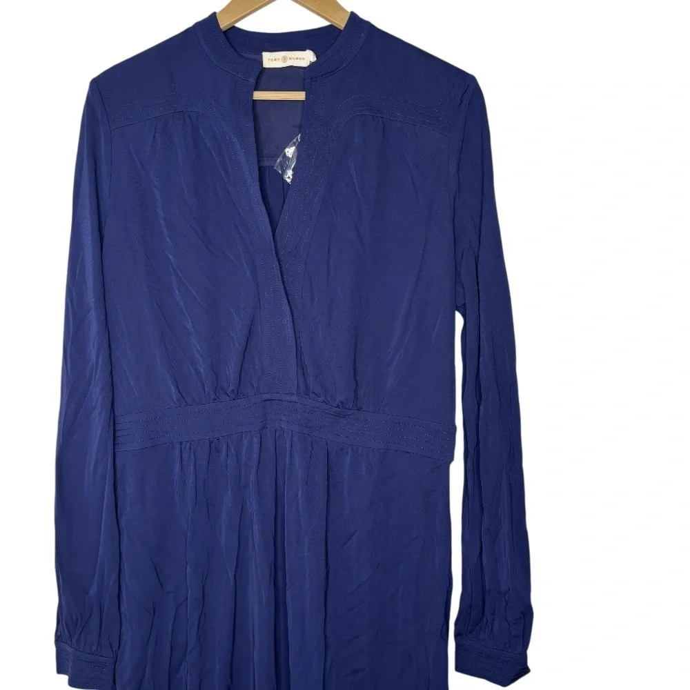 Tory Burch | Valentina Tunic Dress | Midnight Navy | Size L | NWT